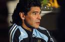 Maradona visita el entrenamiento del Real Madrid