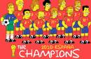 Los Simpsons convocan a la Selección Española