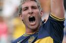 Martín Palermo anotó un hat trick en la victoria de Boca sobre Colón