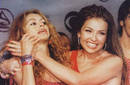 Thalia y Paulina Rubio juntas en el mismo escenario