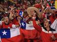 Chile Vs Brasil: Esperando el partido ante Brasil en Sudáfrica 2010, Chile es un loquerio