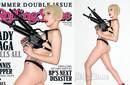 Lady Gaga posa con brassier de metralletas para la revista Rolling Stone