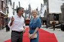 J.K. Rowling visitó parque temático de Harry Potter