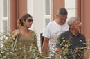 George Clooney visita a los padres de su novia Elisabetta Canalis