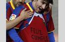 Lionel Messi le dedica un gol a su madre