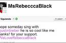 Rebecca Black vía Twitter: 'Algún día cantaré con Justin Bieber'