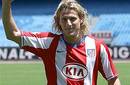Diego Forlán está feliz en el Atlético de Madrid