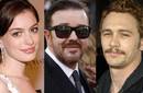 Ricky Gervais escribe discurso para Anne Hathaway y James Franco