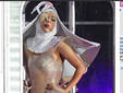 Lady Gaga se vistió de monja para un concierto en Washington