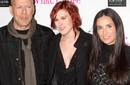 Demi Moore y Bruce Willis juntos Broadway por su hija Rumer