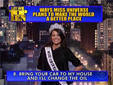 Miss Universo Jimena Navarrete hizo el ridículo en 'Late Show'