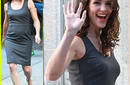 Jennifer Garner muy guapa en el set de 'Arthur'