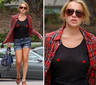 Lindsay Lohan aprovecha su libertad para pasearse sin brassiere