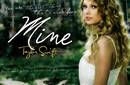 Taylor Swift en la tapa de su sencillo 'Mine'