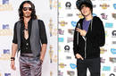 Justin Bieber y Russell Brand, elegidos los peor vestidos del mundo del espectáculo