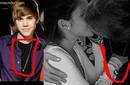 El beso de Selena Gómez y Justin Bieber