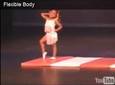 Cuerpo flexible y con mucha gracia