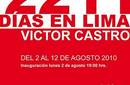 Escultor Víctor Castro en nueva exposición: 2211 DÍAS EN LIMA