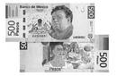 México: Frida Kahlo y Diego Rivera, en los nuevos billetes de 500 pesos