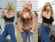 Jessica Simpson mostró su sobrepeso en apretado vestido