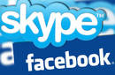Facebook y Skype, una nueva pareja en internet