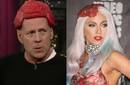 Bruce Willis se burla de Lady Gaga