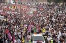 Francia: Mano a mano entre Nicolas Sarkozy y los manifestantes