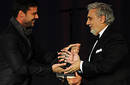 Ricky Martín entregó premio a Plácido Domingo