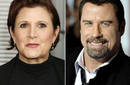 Carrie Fisher habla sobre sexualidad de John Travolta