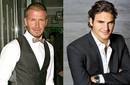 David Beckham y Roger Federer entre los deportistas mejor vestidos del 2010