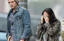 Demi Moore se esconde de los paparazzi