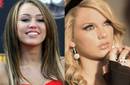 Taylor Swift y Miley Cyrus enfrentadas por la fama