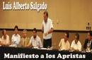 El martes 27 de octubrE, Luis Alberto Salgado presentó su libro 'Manifiesto a los Apristas'