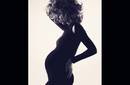 Eva Herzigova presume embarazo en Harper's Bazaar