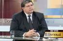 Alan García en papel de comentador de la coyuntura electoral