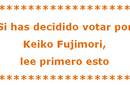 Si ya decidiste votar por KF, por favor sé coherente y suscribe esto