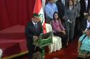 Juramento de Ollanta Humala por la democracia en el Perú
