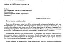 La carta de renuncia de Omar Chehade a la 'Megacomisión Alan García'