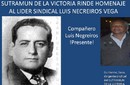 SUTRAMUN DE LA VICTORIA RINDE HOMENAJE A LUIS NECREIROS VEGA