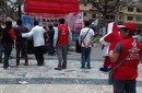 FERIA ELECTORAL 2014 QUE SE DESARROLLO  EN LA PLAZA DE ARMAS DE CHIMBOTE.