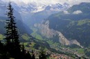 El cielo en la Tierra, en el valle de los Alpes Suiza
