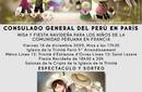 Fiesta de Navidad para niños peruanos en Francia