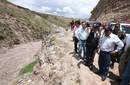 Ministro de Salud visita zona devastada por alud