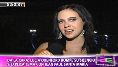 ¿Cree que Lucía Oxenford recuperará su dignidad con la revelación de Jean Paul Santa María?