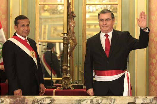 Imágenes del juramento en el Salón Dorado de Palacio de Gobierno del gabinete Valdés.