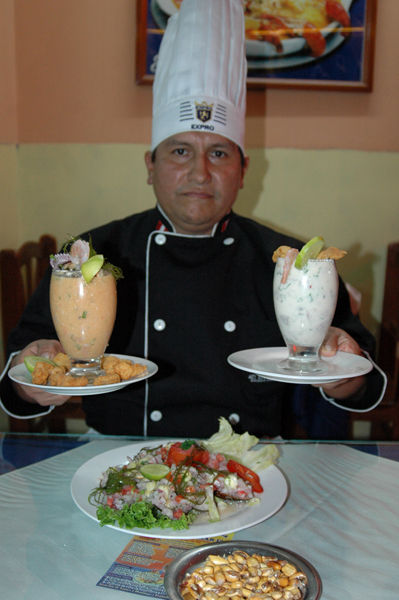 Leche de Tigre y Choritos a la Chalaca