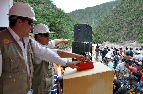 El presidente Ollanta Humala participó de la ceremonia de inicio de la ejecución de obras del Proyecto Especial de Irrigación e Hidroenergético del Alto Piura.