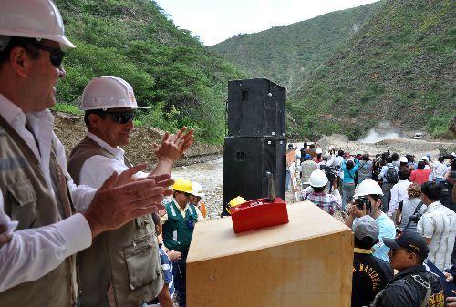 El presidente Ollanta Humala participó de la ceremonia de inicio de la ejecución de obras del Proyecto Especial de Irrigación e Hidroenergético del Alto Piura.