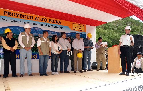 El presidente Ollanta Humala participó de la ceremonia de inicio de la ejecución de obras del Proyecto Especial de Irrigación e Hidroenergético del Alto Piura.
