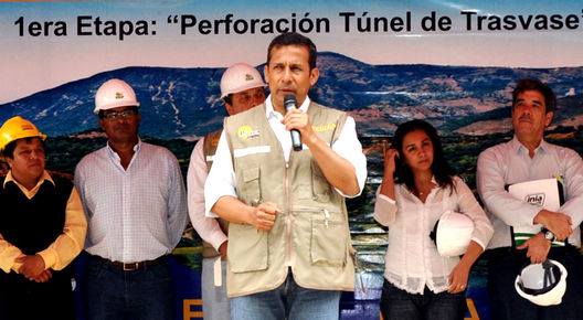El presidente Ollanta Humala participó de la ceremonia de inicio de la ejecución de obras del Proyecto Especial de Irrigación e Hidroenergético del Alto Piura.